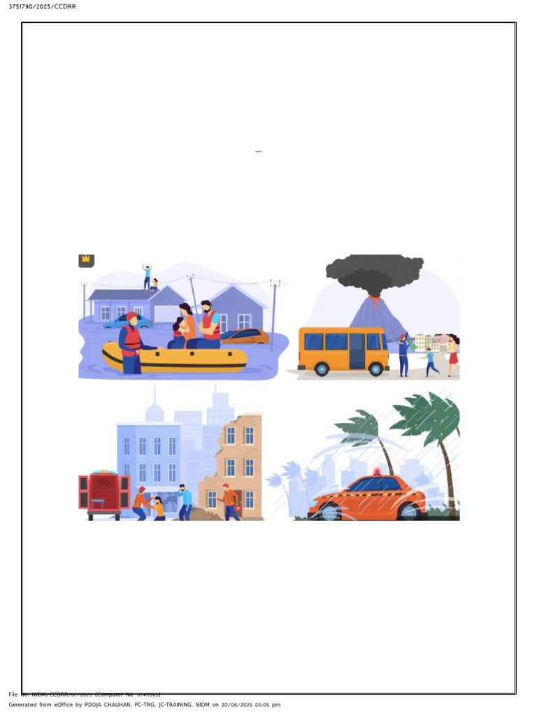 Report 28-02april2025ccdrr | PDF | Disaster Risk Reduction | Emergency ...
