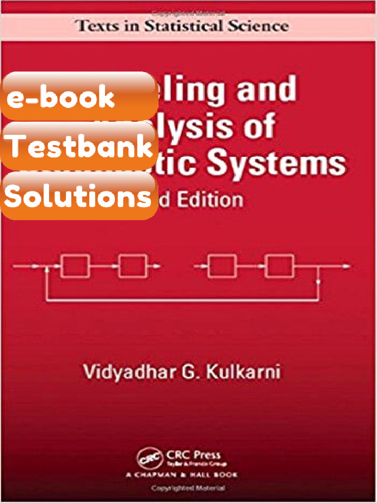 eBook & Testbank Modeling and Analysis of Stochastic Systems 3rd ...