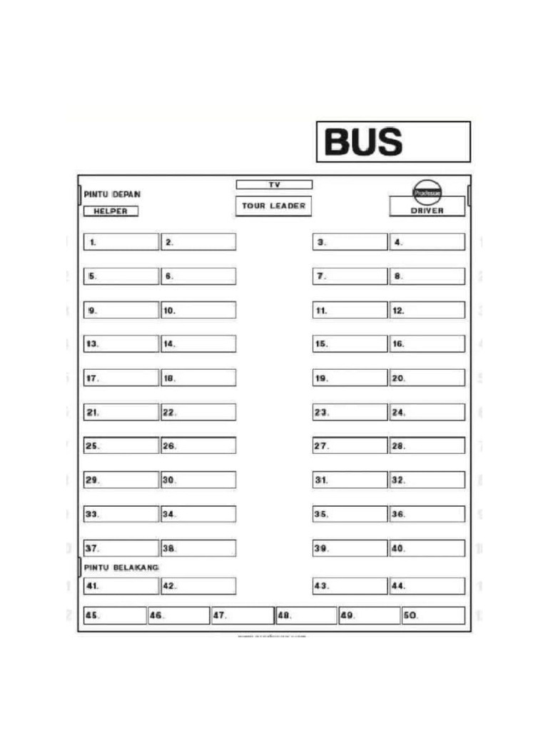 Denah Bus | PDF