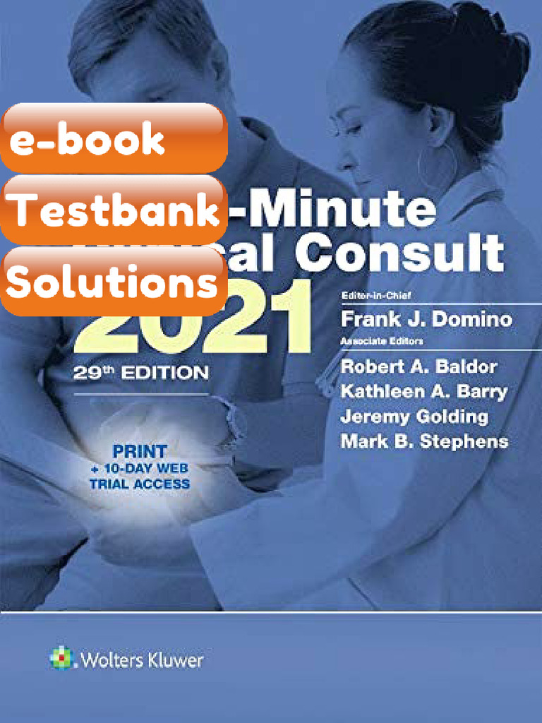 Ebook & Testbank 5minute Clinical Consult 2021 The 5minute Consult ...