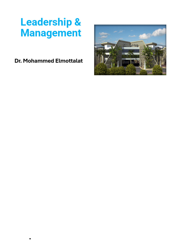 Leadership & Management | PDF | Leadership | Social Psychology