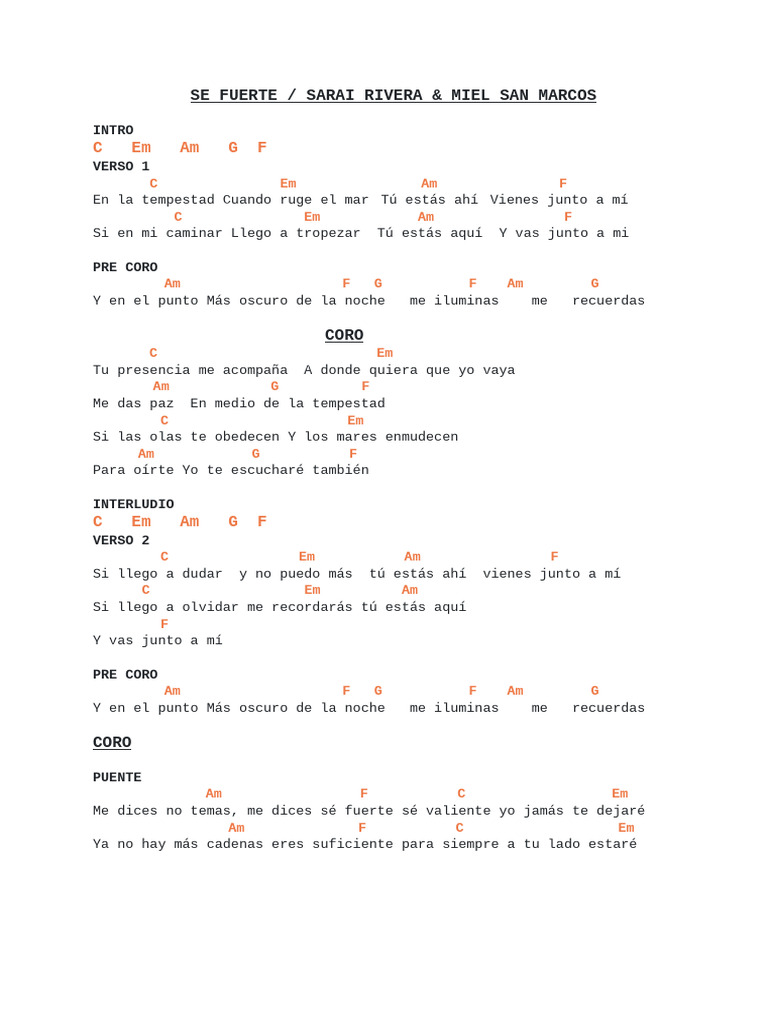 Se Fuerte | PDF