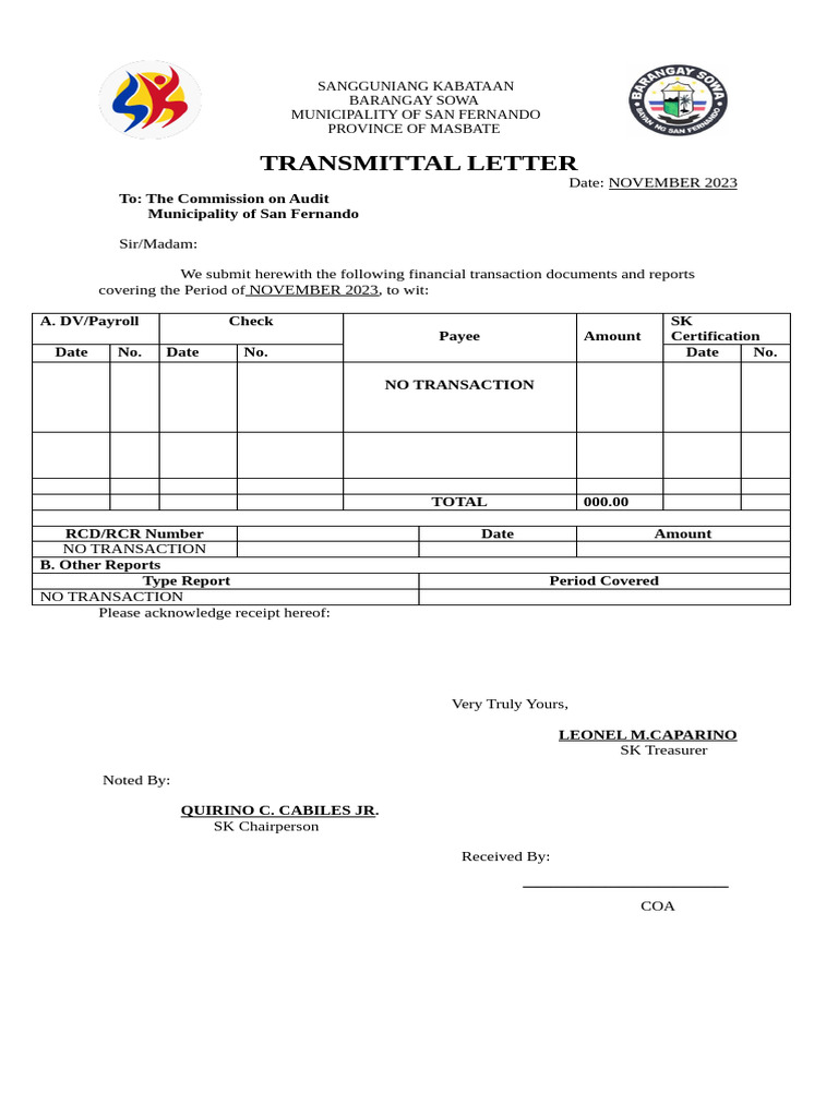 No Transaction | PDF
