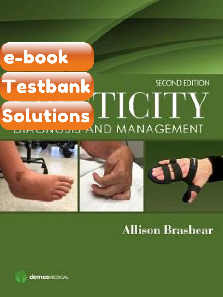 Spasticity Second Edition Diagnosis and Management eBook & Testbank ...