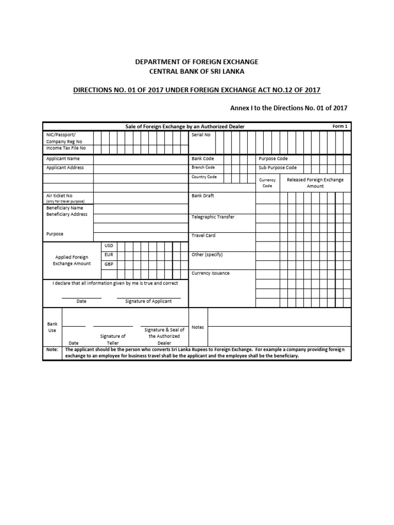 Form 1 | PDF