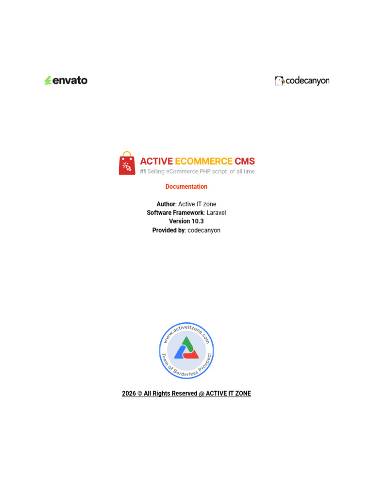 Active ECommerce CMS Documentation - (v-10.4) | PDF | Php | Web Server
