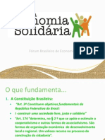 Lei Da Economia Solidaria No Brasil