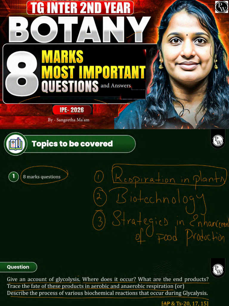 Botany 8 Marks Important Questions and Answers | PDF