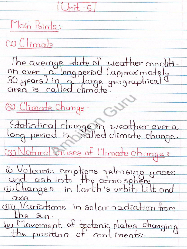 Nature and Environment Notes | PDF