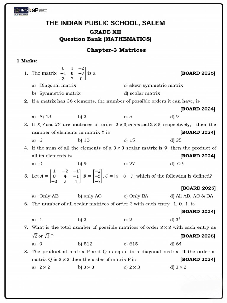 Ch#3Matrices_251223_134829 | PDF