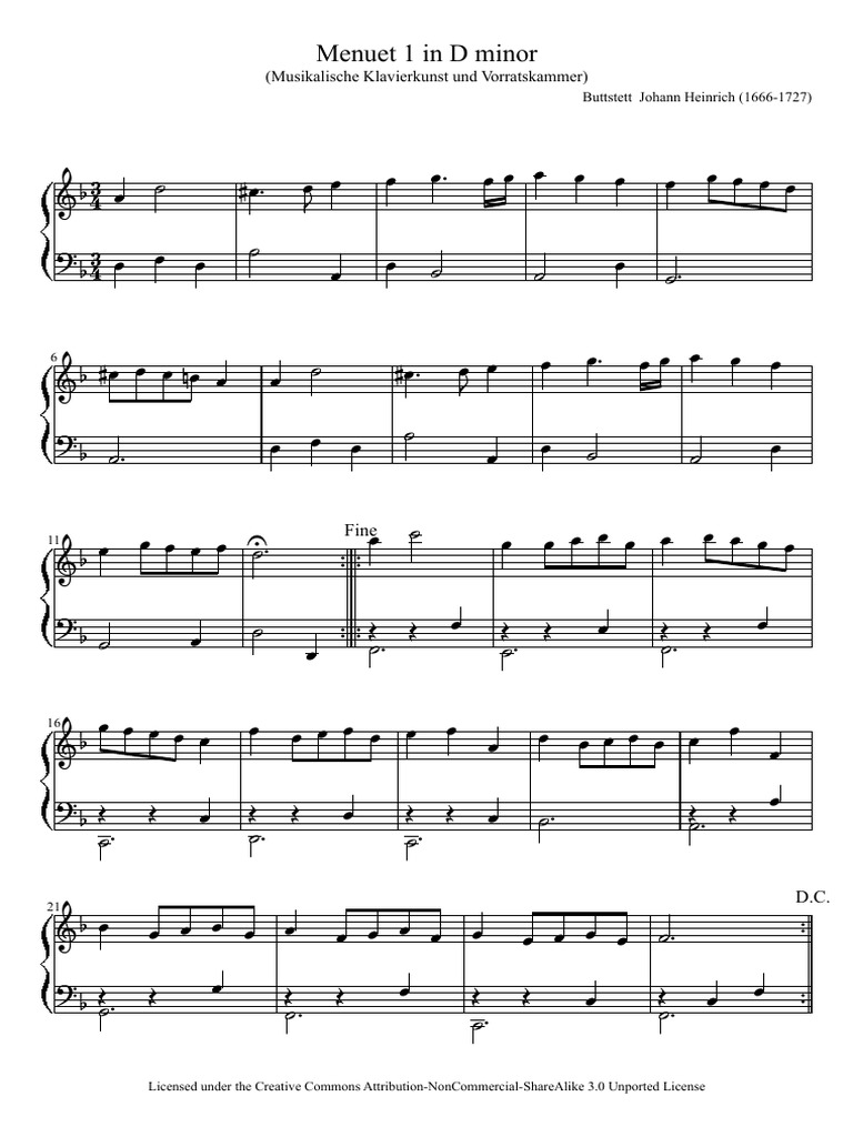 D Minor 1 | PDF