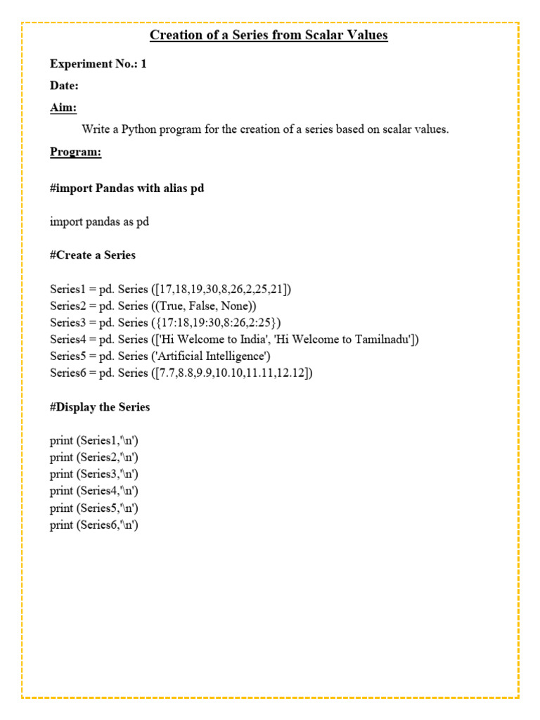 XII - A.I. Practical Lab Manual - AY 2025-26 (Pyhton Files) | PDF ...