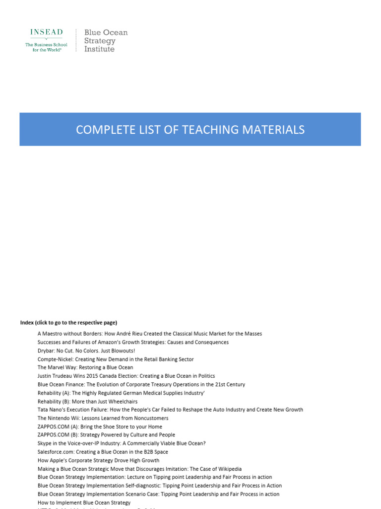 Complete List of Teaching Materials May 2018 | PDF | Multinational ...