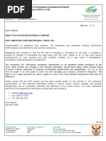 CIPC CoR14.3 Certificate Updates | PDF | Service Industries | Cyberspace