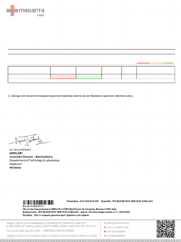 labreportnew1-6 | PDF | Blood | Hematology