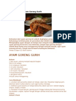 Resep Bumbu Ayam Goreng.1