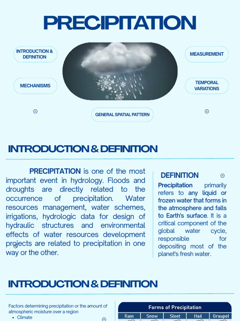 PRECIPITATION | PDF | Precipitation | Rain
