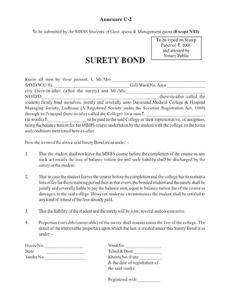 Surety Bond | PDF