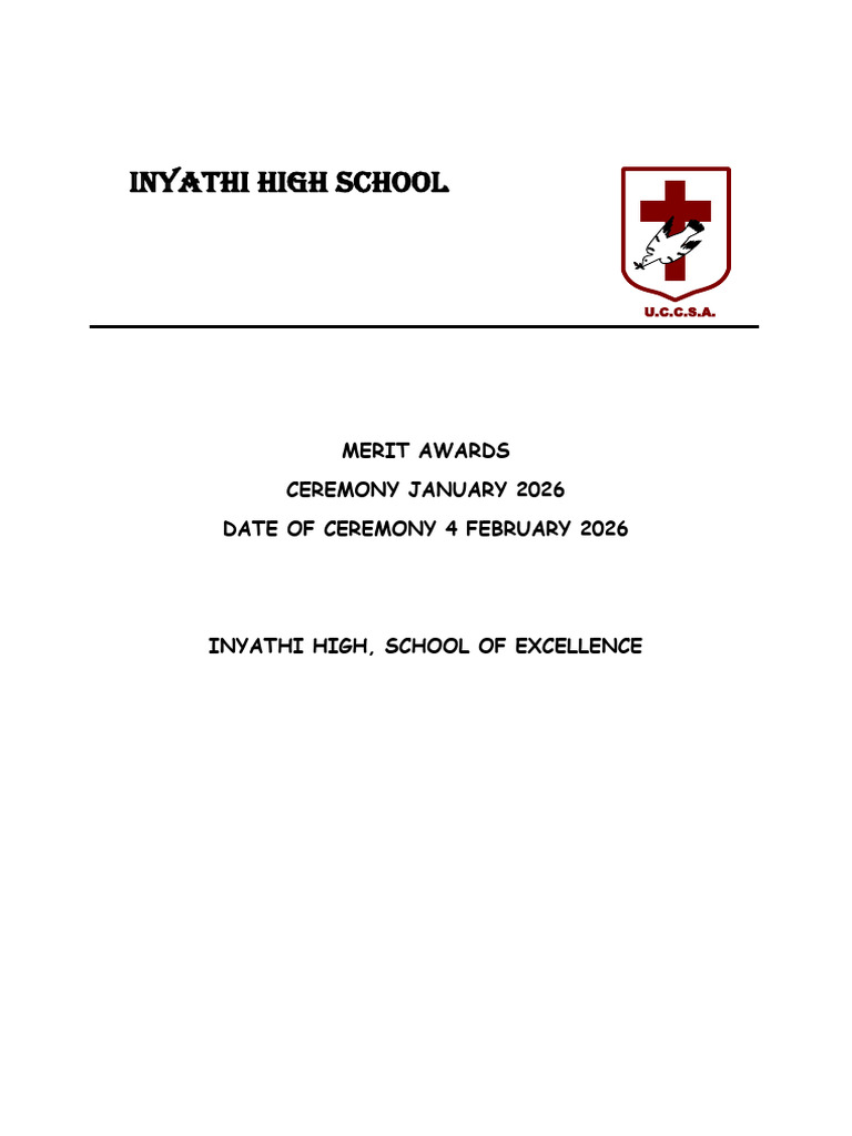 Merit Awards January 2026 - 112824 | PDF | Science