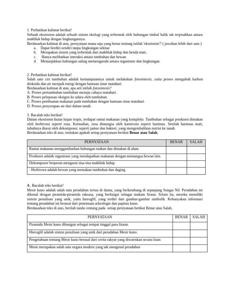 Latihan Tka 2 | PDF
