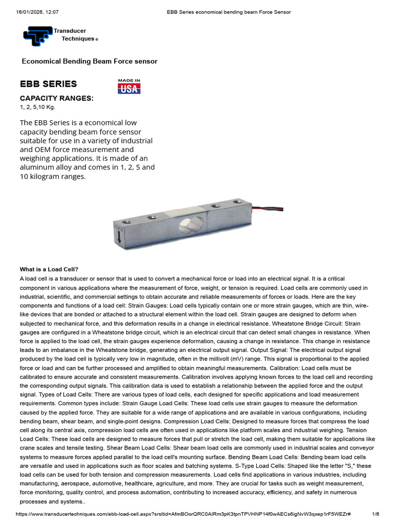 Load Cell Design | PDF | Weighing Scale | Electrical Engineering