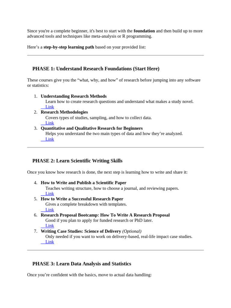 Research Basics | PDF | Statistics | Methodology