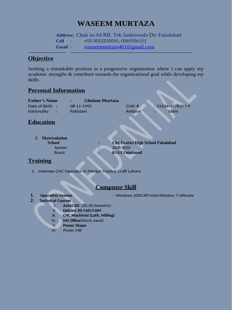 Waseem | PDF | Computing | Secondary Sector Of The Economy