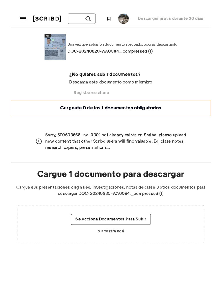 Suba Un Documento - Scribd | PDF | Scribd