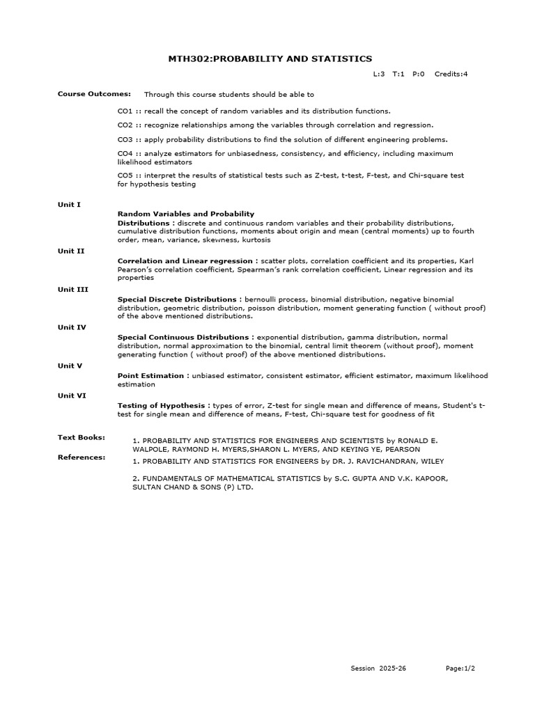 m3(4hrs) | PDF | Probability Distribution | Statistics