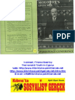 Οι λόγοι του Β. Μολότοφ στη Διάσκεψη Ειρήνης του Παρισιού (1946)