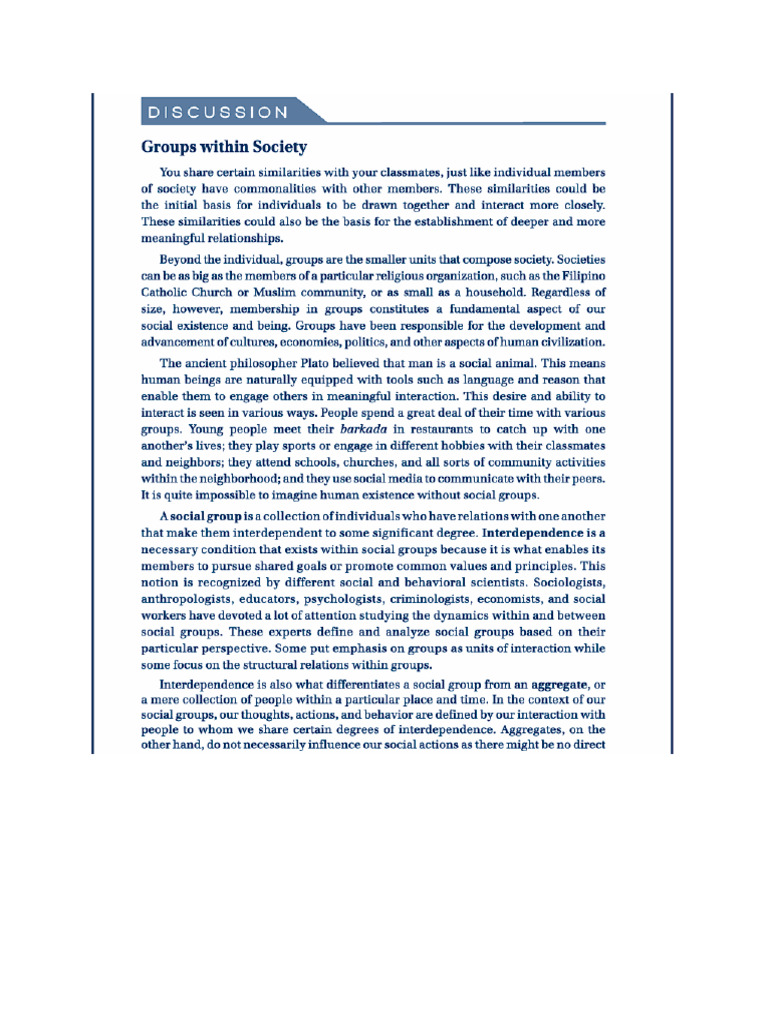 SS 2 Chapter 4 | PDF