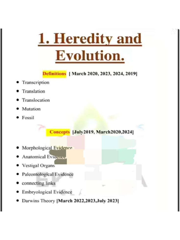 Chapter Wise IMP Topic | PDF