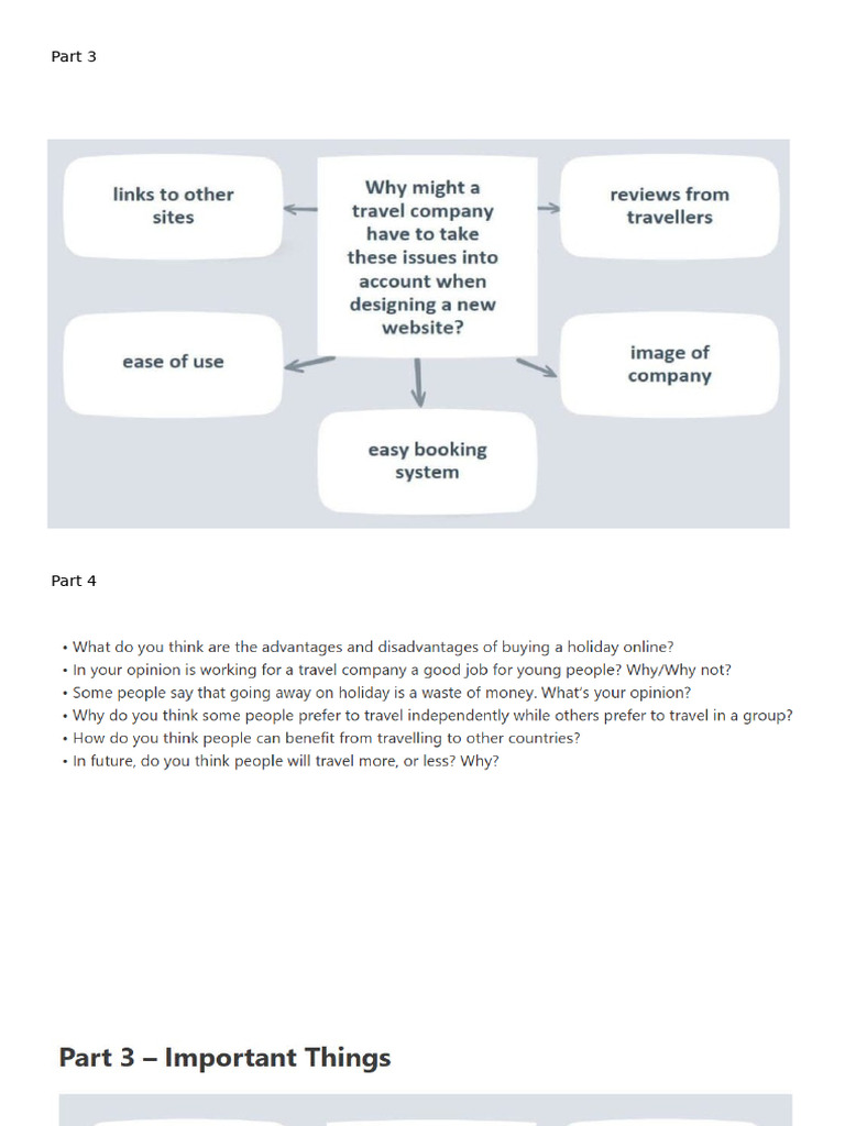Cae Speaking Part 3 and 4 Visuals | PDF
