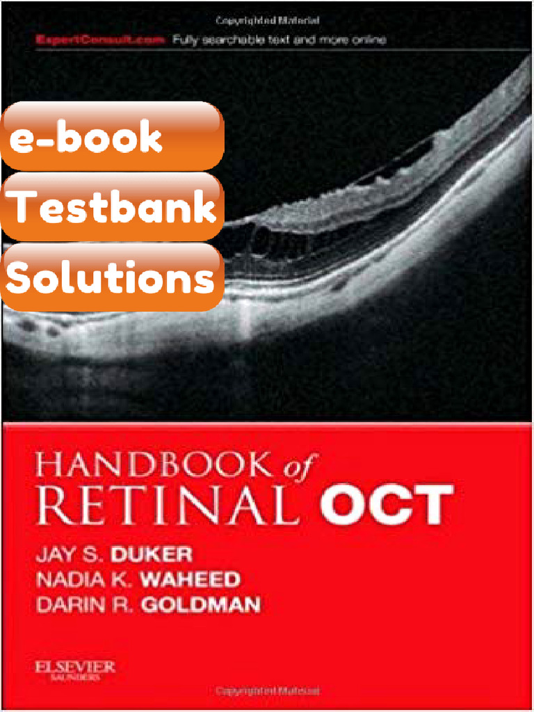 eBook & Testbank Handbook of Retinal OCT Optical Coherence Tomography ...