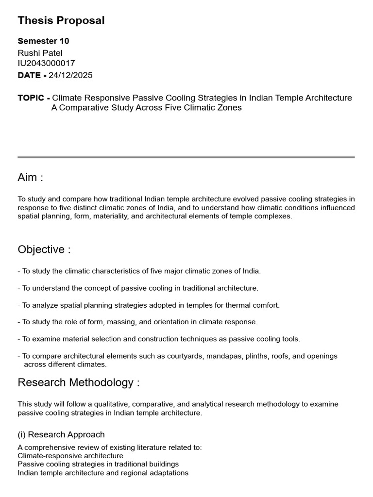 Thesis Proposal 2 IU2143000017 | PDF | Thesis | Methodology