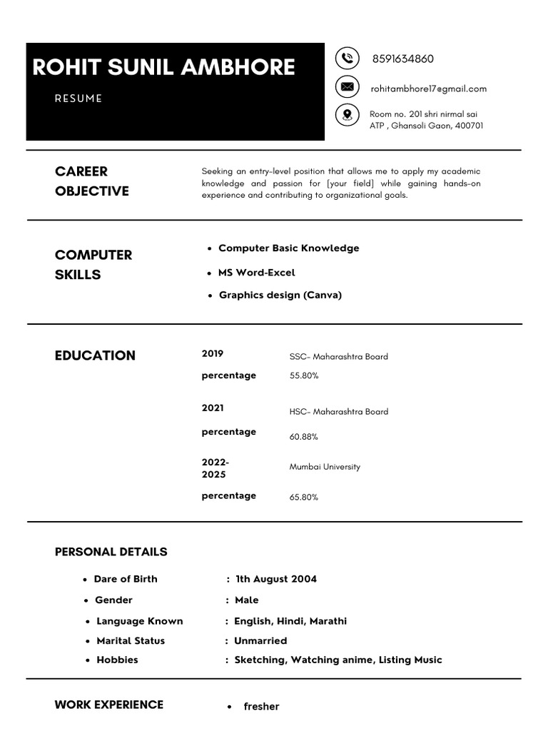 Rohit Resume | PDF