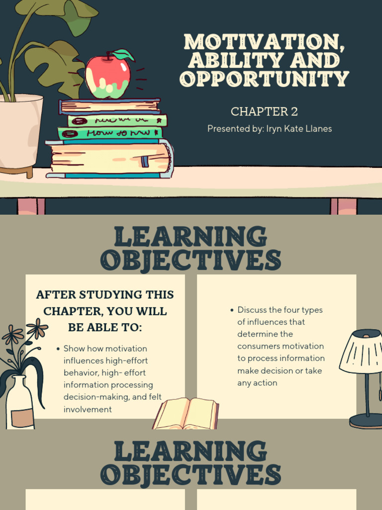 Chapter 2 Motivation, Ability, and Opportunity | PDF | Motivational ...