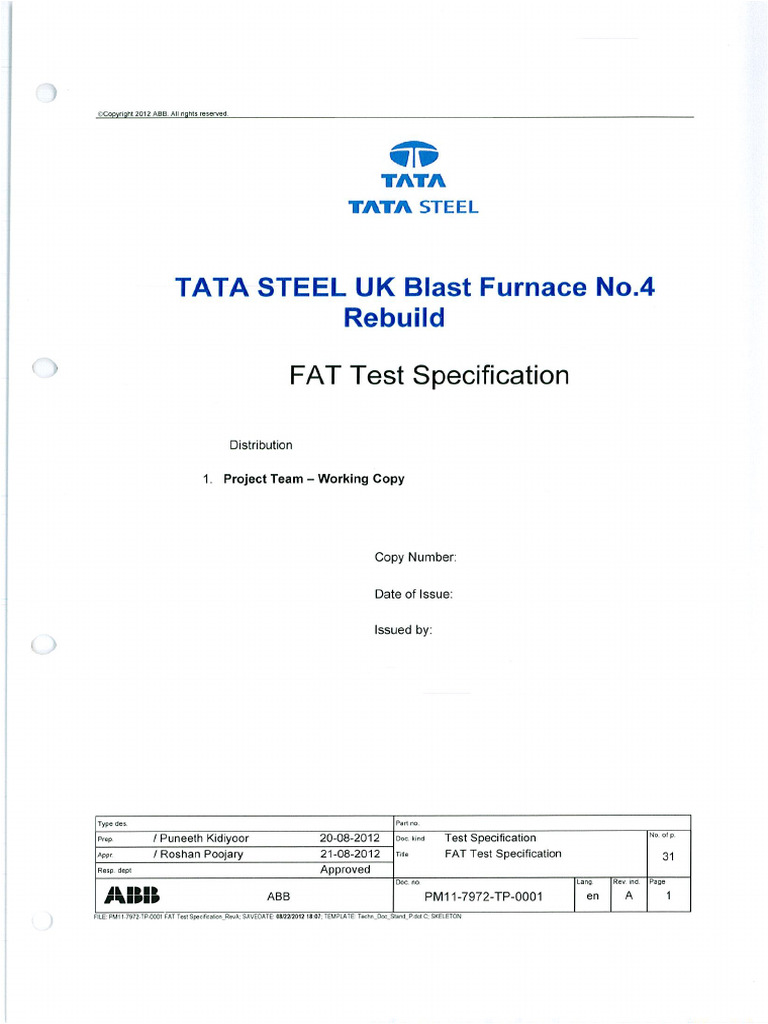 Pm11 7972 Tf 0001 Revp1 (Fat Report) | PDF