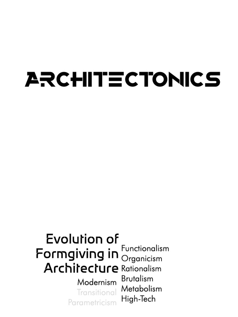 Architectonic s | PDF