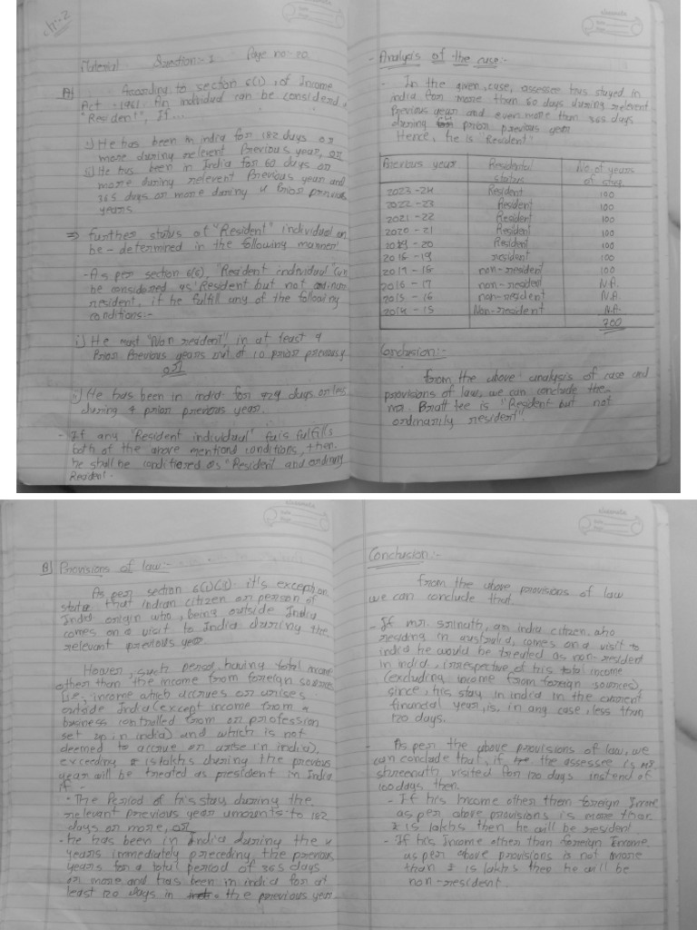 Residential Status | PDF