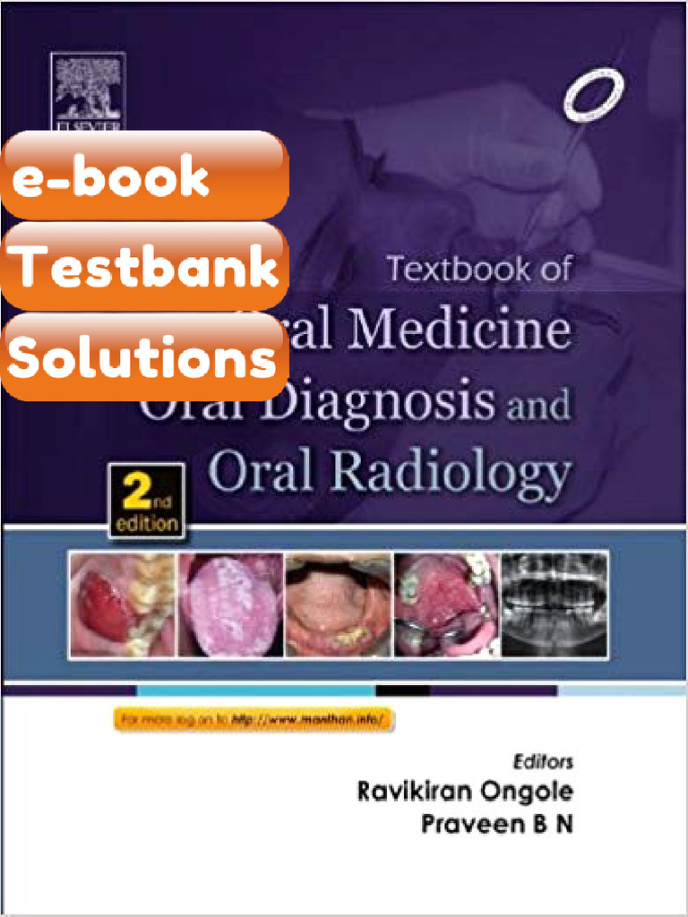 eBook & Testbank Textbook of Oral Medicine Oral Diagnosis and Oral ...