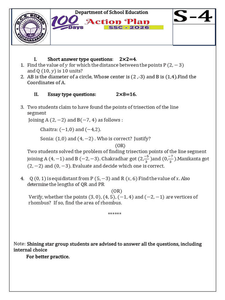 S-4-Maths-Final | PDF