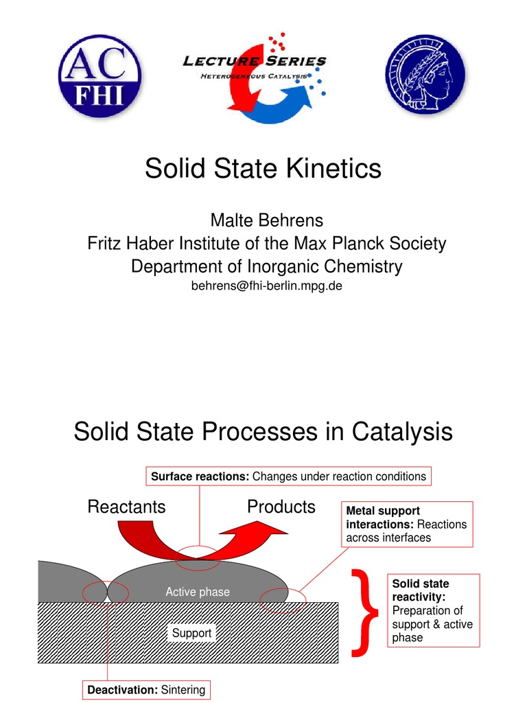 Teaching Malte Behrens Solid State PDF Chemical