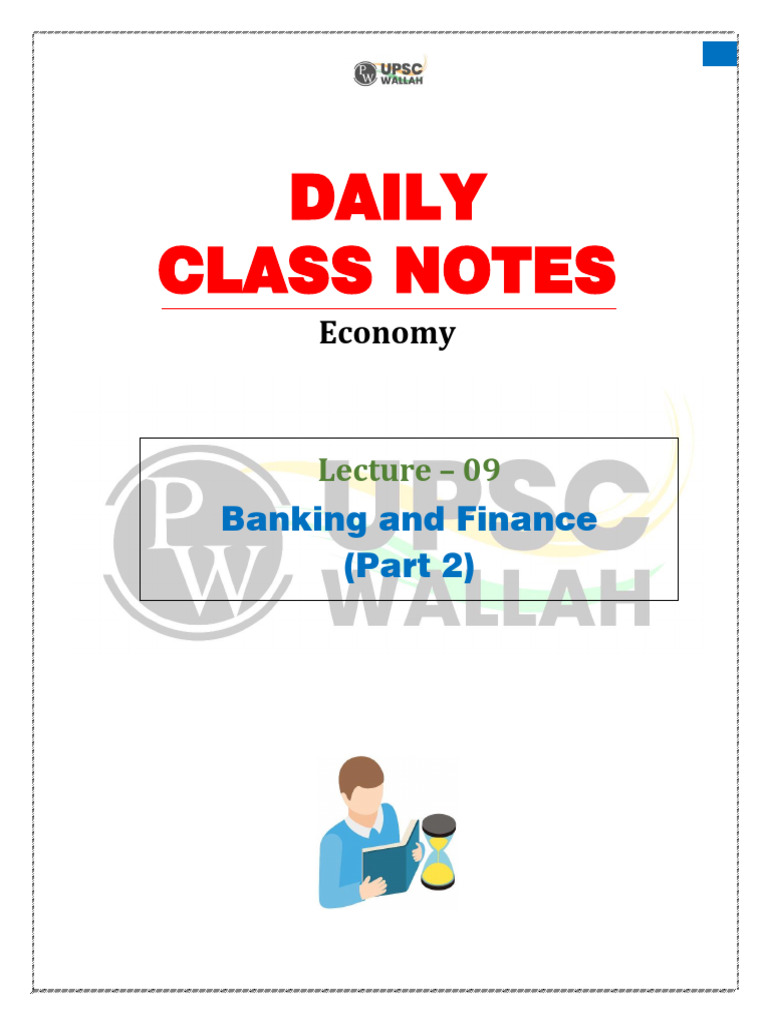 Banking and Finance Part 2 | PDF | Reserve Bank Of India | Open Market ...