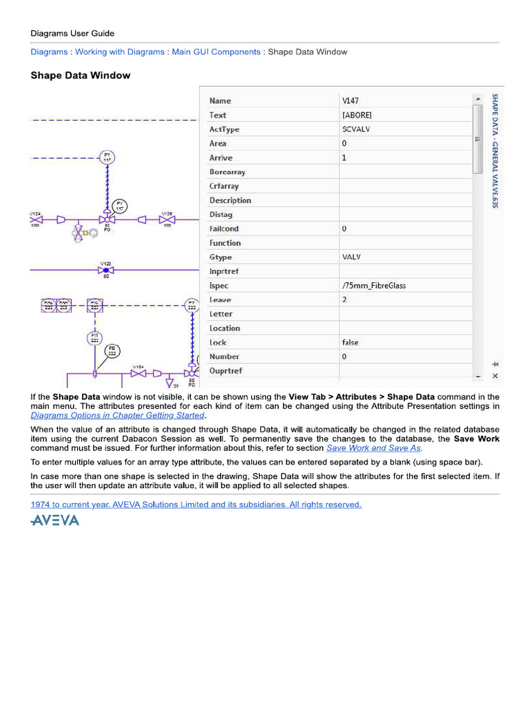 Shape Data Window | PDF