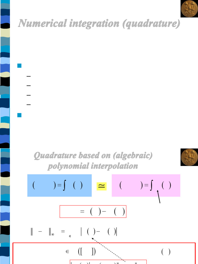 NM MOD1 LEC5 A Quadrature | PDF | Numerical Analysis | Mathematics Of ...