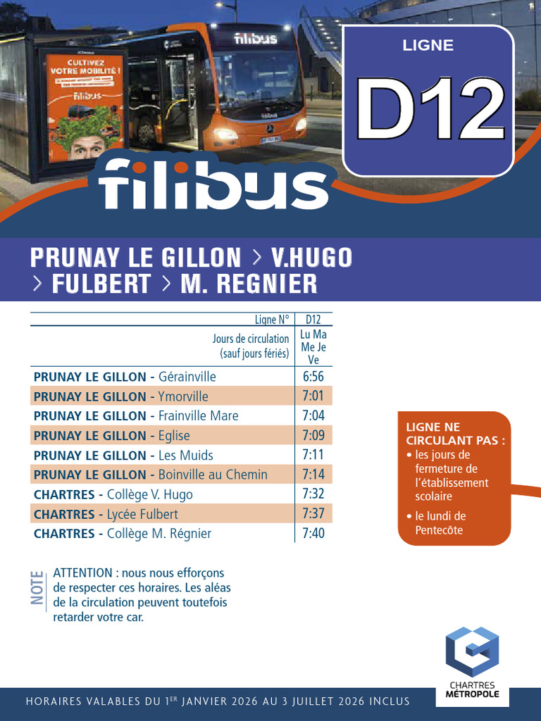 D12 Filib Non Urbain JANV26 | PDF