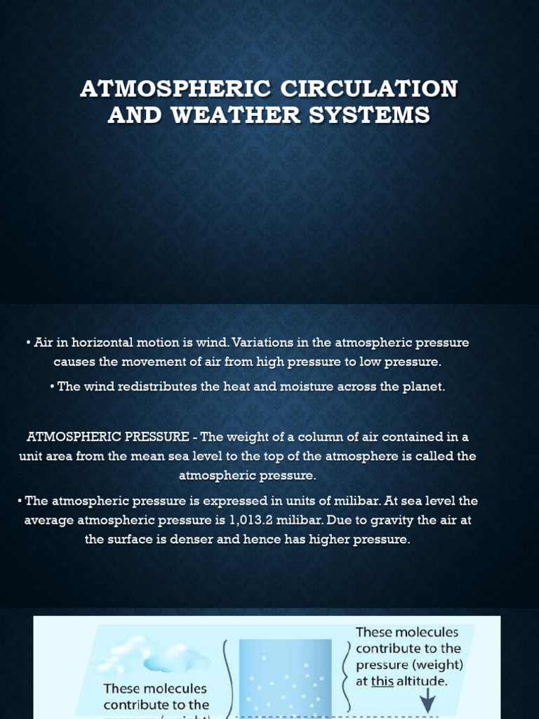 ATMOSPHERIC CIRCULATION AND WEATHER SYSTEMS | PDF | Atmospheric ...