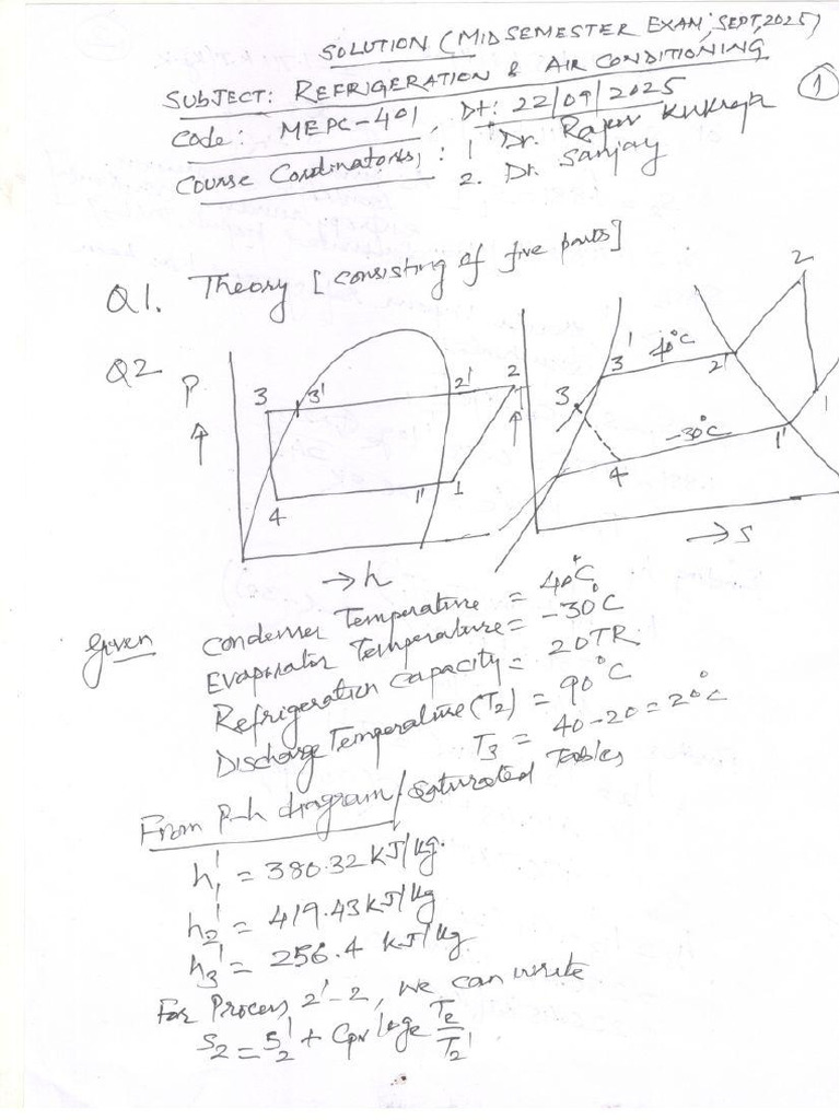 Mid Sem Solution | PDF
