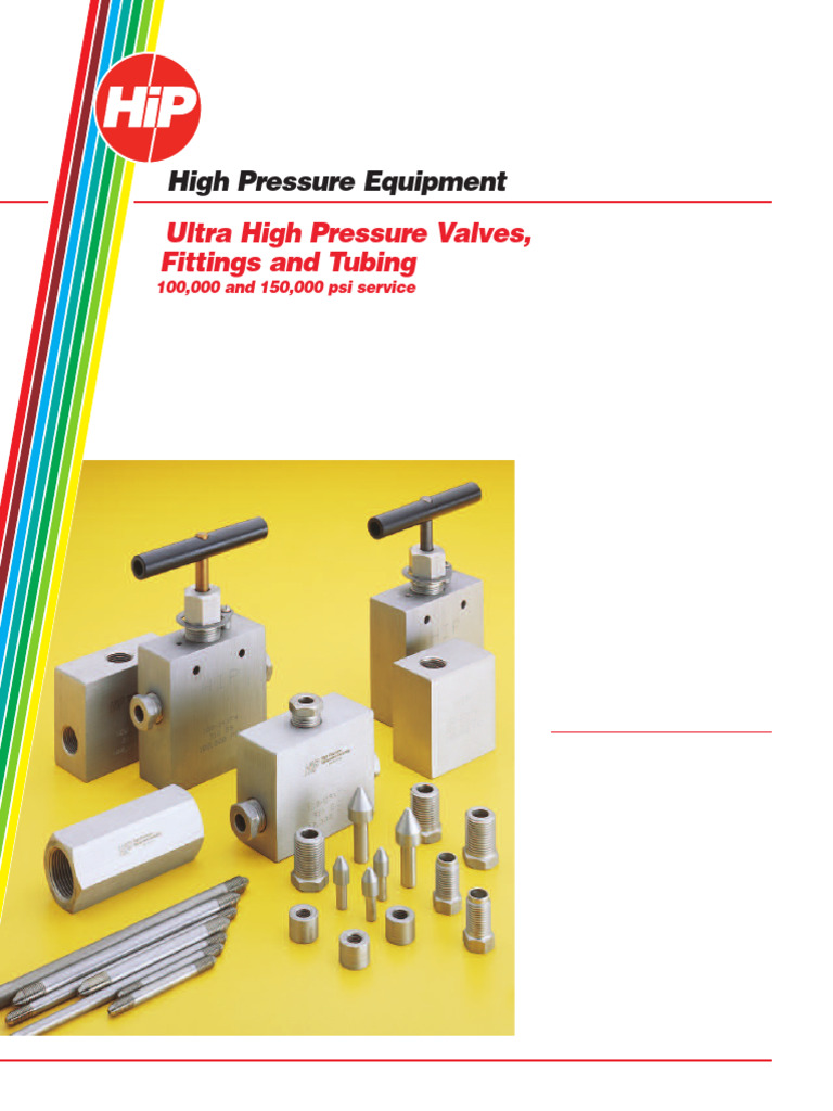 High Pressure Equipment | PDF | Valve | Pipe (Fluid Conveyance)